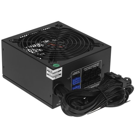 Блок питания серверный 700W ExeGate ServerPRO-700RADS (ATX, for 3U+ cases, APFC, КПД 80% (80 PLUS), 14cm fan, 24pin, 2(4+4)pin, PCIe, 5xSATA, 4xIDE, FDD, Cable Management, black)