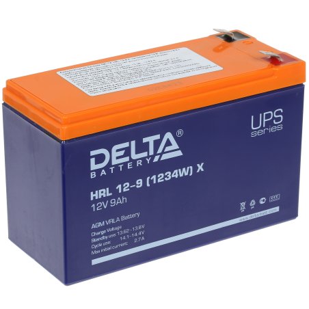 Батарея Delta HRL 12-9 X/(1234W)X (12V 9Ah)