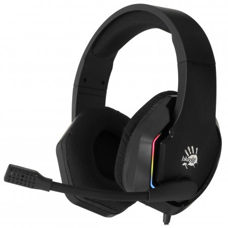 Гарнитура проводная с микрофоном A4Tech Bloody G260 черный 2м мониторные USB оголовье (G260)