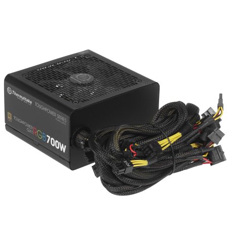 Блок питания Thermaltake Toughpower GX1 RGb (PS-TPD-0600NHFAGE-1), 600Вт,80 PLUS Gold, 120мм. черный