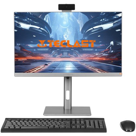 Моноблок Teclast V24 Air 23.8" Full HD i5 12450H (2) 16Gb SSD512Gb UHDG Windows 11 Professional GbitEth WiFi BT 120W Cam серый 1920x1080