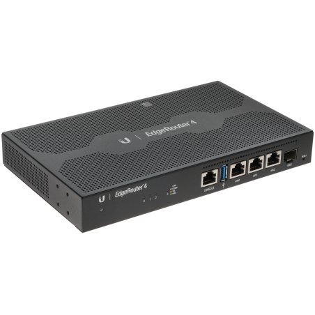 Роутер/Маршрутизатор Ubiquiti ER-4-EU EdgeRouter 4 4 ядра (1 ГГц), 3х 1G RJ45, 1х SFP