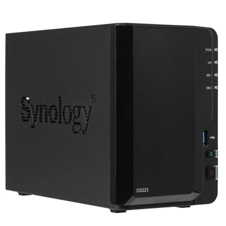 СХД настольное исполнение SYNOLOGY 2BAY NO HDD DS223