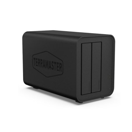 Сетевое хранилище TerraMaster D2-320 DAS tower/JBOD,RAID0,1/up to 2 SATA(3,5' or 2,5')/1xUSB3.1 Type-C gen2/1xPS/1YW