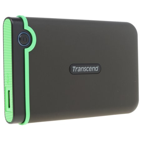 Внешний HDD 2.5" Transcend StoreJet 25M3, 2TB, USB 3.2 Gen 1 Type-A, 5400 rpm, серый