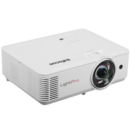 Проектор INFOCUS IN0024ST DLP, XGA, 3800 lm, 30 000:1, 0.62:1, 2xHDMI 1.4, VGA in/out, S-Video, 3.5мм in/out, USB-A, RS-232, лампа 15 000ч.(ECO mode), 10W, 27дБ, 2,9 кг, БЕЛЫЙ