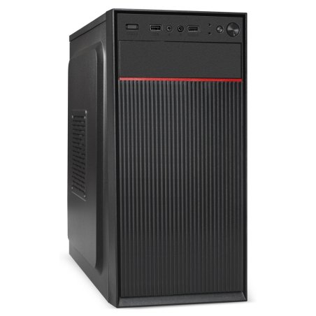 Компьютерный корпус Minitower ExeGate BAA-113-AAA350 (mATX, БП AAA350 с вент. 8см, 2*USB, аудио, черный)