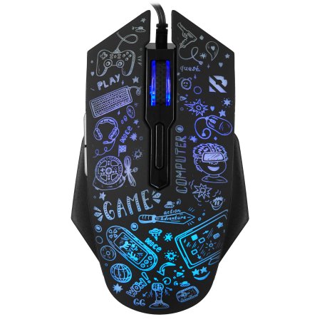 Мышь проводная игровая Smartbuy (SBM-745G-K) RUSH X15 серный