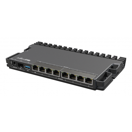 Маршрутизатор Mikrotik RB5009UPr+S+IN,7х 1G RJ45, 2.5G RJ45, 10G SFP+, 1xPoE in, 7x PoE out