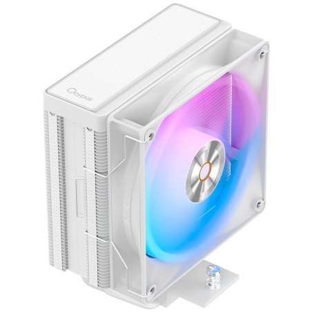 Кулер для процессора Cooler Ocypus Delta A40 WH ARGb белый 120мм алюминий+медь 2000rpm 29db 4-pin 220W 156мм