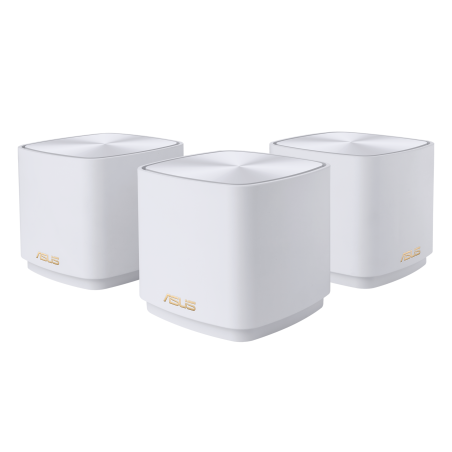 Маршрутизатор ASUS BT8(W-3-PK) 3 access point /802.11b/g/n/ac/ax/be, 688 + 8643Mbps, 2,4 + 6 gGz, white