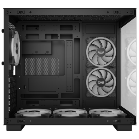 Компьютерный корпус PcCooler C3 T500 BK черный без БП ATX 2xUSB3.0 1xUSB3.1 audio bott PSU