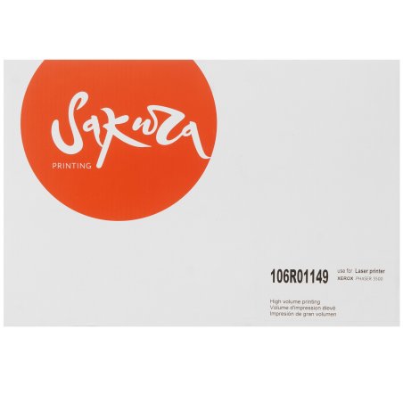 Картридж лазерный Sakura 106R01149 для Xerox Phaser 3500 черный, 12 000 к.