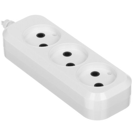 Сетевой удлинитель Buro BU-PSL3.3/W 3 м (3 розетки) белый (пакет ПЭ)