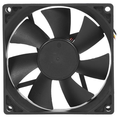 Вентилятор для корпуса Gembird FANCASE2/BALL черный, 90 мм, 2500 об/мин, 26 дБ, 3 pin