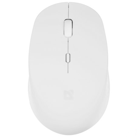 Мышь беспроводная Defender Auris MB-027 белый, 1600 dpi, радиоканал, USB, кнопки - 4