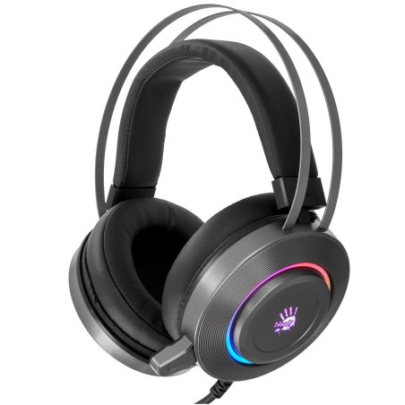 Наушники с микрофоном A4Tech Bloody G521S серый 2.3м мониторные USB оголовье (G521S)