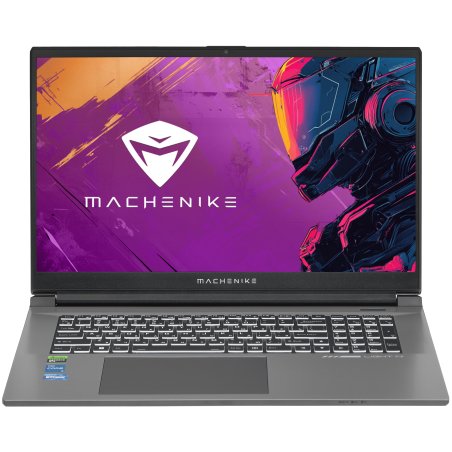 Ноутбук Machenike L17 Pulsar L Core i5 12450H 16Gb SSD1Tb NVIDIA GeForce RTX4050 6Gb 17.3" IPS FHD (1920x1080) FreeDOS grey WiFi BT Cam 2668mAh (JJ00GA00JRU)