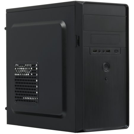 Компьютерный корпус Minitower ExeGate EX286412RUS BA-309 (mATX, без БП, 2хUSB, HD аудио, черный)