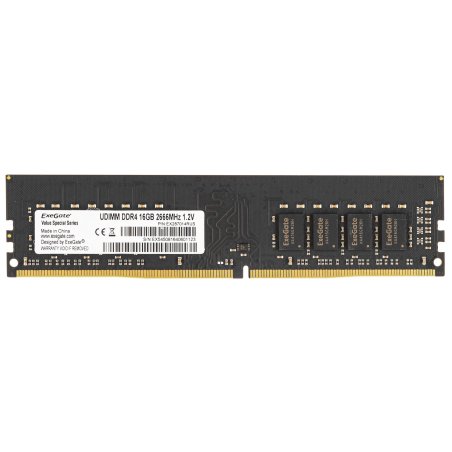 Оперативная память ExeGate, DDR4, 16Gb (1x16 Gb), 2666 MHz, CL19, DIMM, OEM