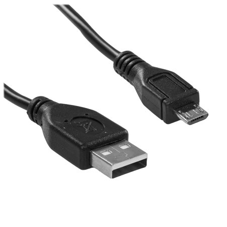 Кабель Gembird/Cablexpert CCP-mUSB2-AMBM-0.5MКабель USB 2.0 Pro, AM/microBM 5P, 0.5м, экран, черный, пакет