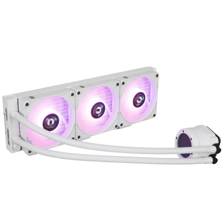 Система жидкостного охлаждения Thermaltake MAGFloe 360 Ultra ARGB Soc-AM5/AM4/1200/1700/1851 черный 4-pin 30.6dB Al+Cu LCD Ret (CL-W432-PL12SW-A)