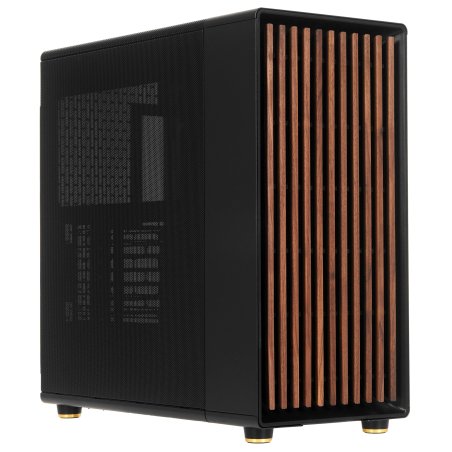 Компьютерный корпус без блока питания Case Fractal Design North XL, Full-Tower, 3x140мм, 2xUSB-A 3.0 + 1xUSB 3.2 Type-C E-ATX, ATX, mATX, mITX Wood panel Charcoal черный