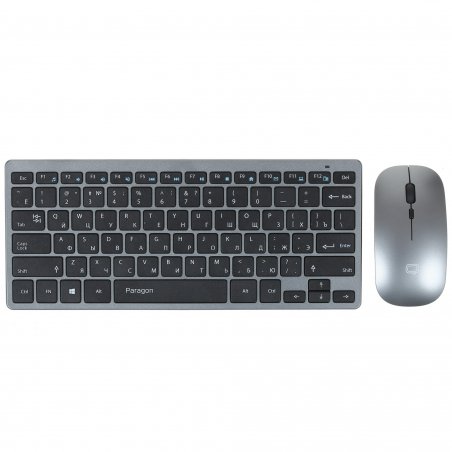 Комплект клавиатура+мышь Qumo Paragon K15/M21 беспроводной, USB, 1600 DPI, черный