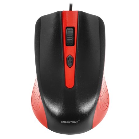 Мышь проводная Smartbuy ONE 352 красно-черная SBM-352-RK