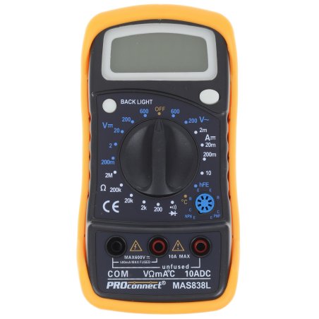Инструменты PROconnect (13-3022) Универсальный мультиметр MAS838L(DT858L)