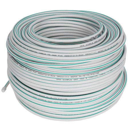 Кабель SAT 703 B.CCS/(оплетка Al. 75%)PVC 75Ом 100м SIMPLE (м) Эра Б0044608
