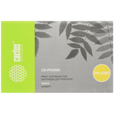 Картридж лазерный Cactus CS-PH3300 (106R01412) черный (8000 стр.) для Xerox Phaser 3300 MFP X
