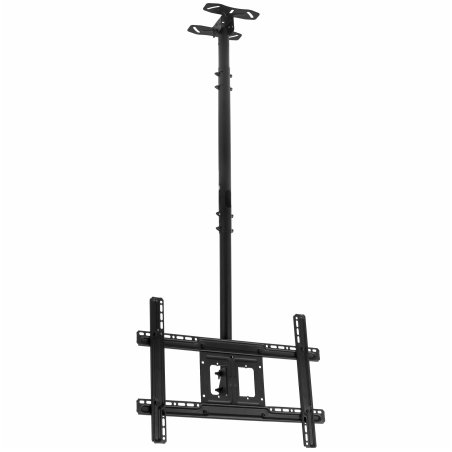 Потолочный кронштейн ONKRON N1L для телевизора 32"-80" потолочный телескопический, черный