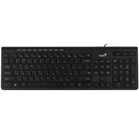 Клавиатура проводная Genius SlimStar 230II 31310048402, USB, черный
