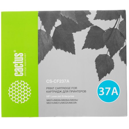 Картридж лазерный Cactus CS-CF237A черный (11000стр.) для HP LJ M608d/M609/M631/M632