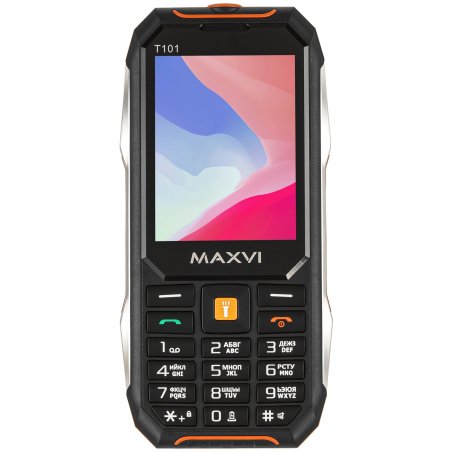Мобильный телефон Maxvi T101 оранжевый