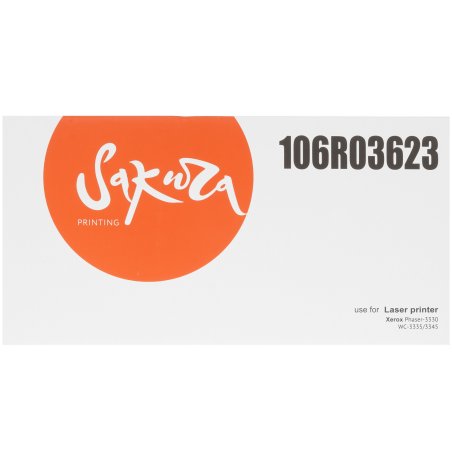 Картридж Sakura 106R03623 для Xerox Phaser-3330, WC-3335/3345, черный, 15 000к.