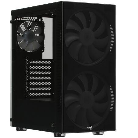 Компьютерный корпус Aerocool / Formula Python (3xUSB, 2xAudio, 0.5 мм,2x200 мм FAN, прозрачная стенка-закаленное стекло, ATX, без БП)