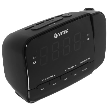 Радиочасы Vitek VT-6611(BK) FM 87,5-108,0 МГц, AM 522-1620 KГц.Размер дисплея	0,9 дюйм.