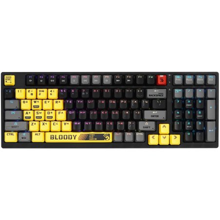 Клавиатура A4Tech Bloody S98 Pixels Red проводная USB серый/бежевый