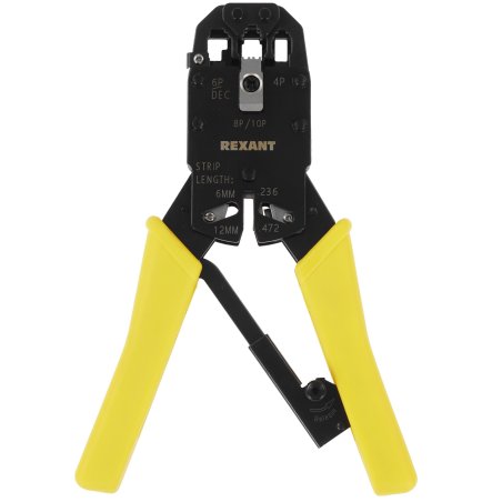 Кримпер Rexant HT-200R для обжима 10P10C, 8P8C, 6P6C, 4P4C