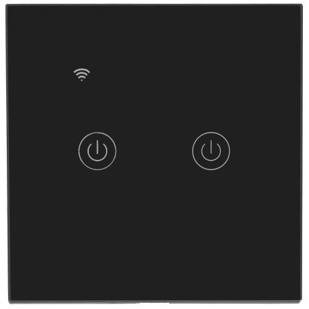 Выключатель умный Wi-Fi черный SECURIC