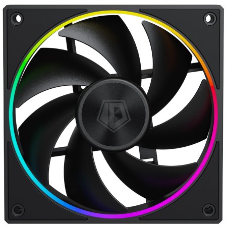 Вентилятор для корпуса ID-Cooling AF-127-ARGb-K черный, 120 мм, 2000 об/мин, 29.9 дБ, 4 pin