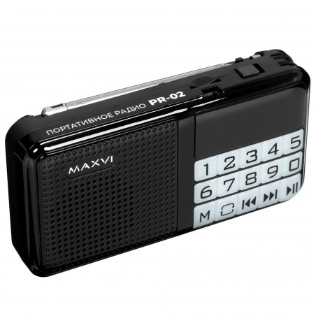 Радиотелефон MAXVI AM-02 черный