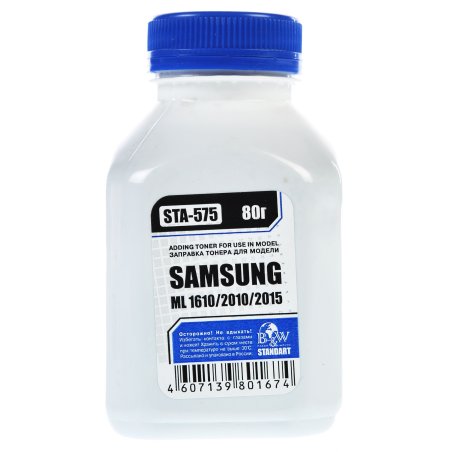 Тонер Samsung ML-1610/1615/2010/2015 (фл, 80г) B&W Standart фас России