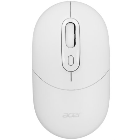 Мышь беспроводная Acer OMR301 белый, 1600 dpi, радиоканал, Bluetooth, USB, кнопки - 4