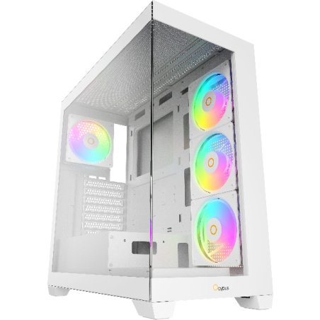 Компьютерный корпус Ocypus Gaммa C50 WH ARGB, MATX, USB 3.0*1+USB 2.0*2, FRONT 3x120мм ARGB, REAR 1x120мм ARGB