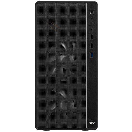 Компьютер IRU Tactio 310H6SEA MT i3 13100F (3.4) 16Gb SSD 512Gb RTX 3050 6Gb FreeDOS GbitEth 600W черный (RUS) (2113605)