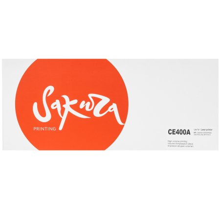 Картридж Sakura CE400A для HP Enterprise 500 Color M551/570/575, черный, 5 500 к.