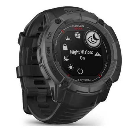 Умные часы Garmin Instinct 2S Solar Tactical 20мм 1.3" AMOLED корп.черный/мятный рем.мятный (010-02564-02)